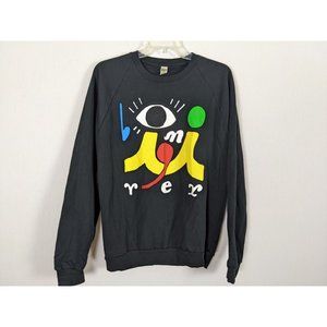 Organic Royal Apparel colorful IIVER scrip crewneck unisex sweatshirt M